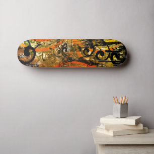 TBA Award Winner Spilt Paint - Swirled Skateboard Deck
