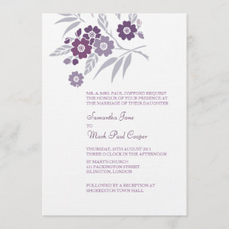 TBA: Cherry Blossom Wedding Invitations