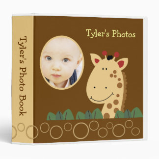{TBA} CUTE JUNGLE GIRAFFE CUSTOM BINDER