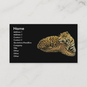 -TBA - Jaguar Business Card