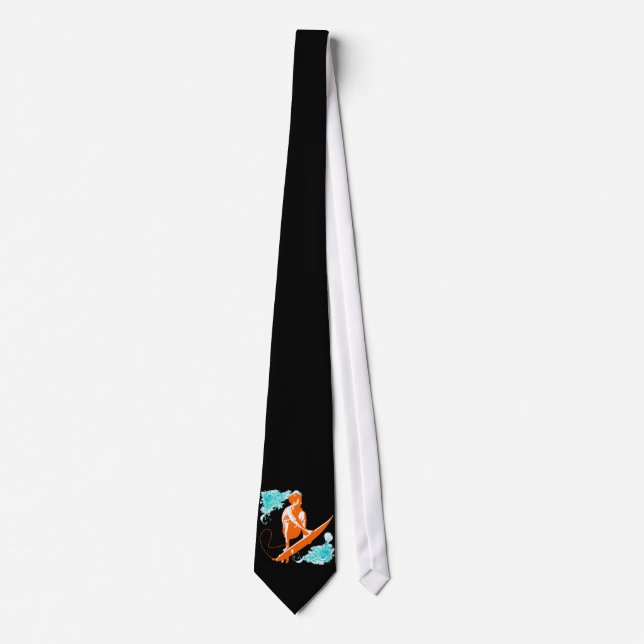 (TBA) Surfing Neck Tie (Front)