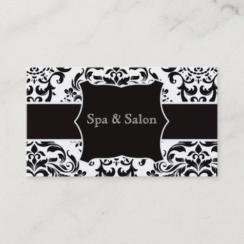 <TBA WINNER> Dapper Damask Bouquet Business Card Templates