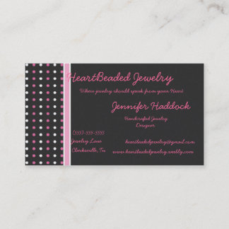 TBA WINNER Jewelry Artist Business Card