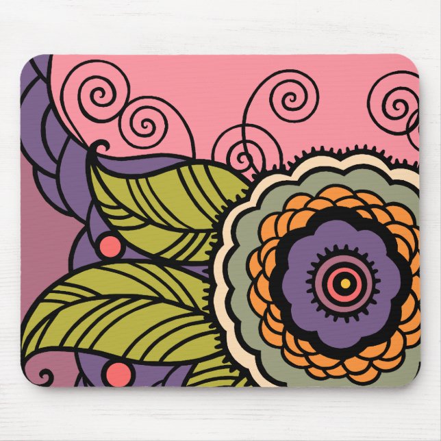 {TBA Winner} May Flower Mouse Pad (Front)