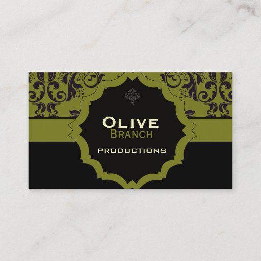 Customizable <TBA WINNER>Olive Juice Business Card