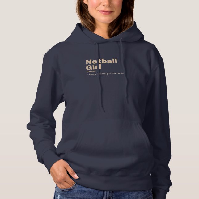 tball Girl - Netball Hoodie (Front)