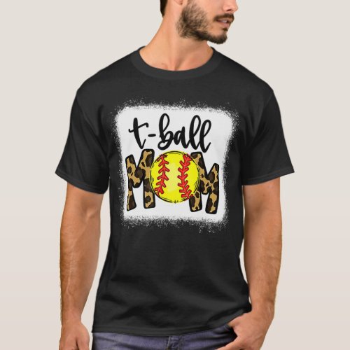 TBall Mom Yellow Softball  TeeBall Mama 2nd  T_Shirt