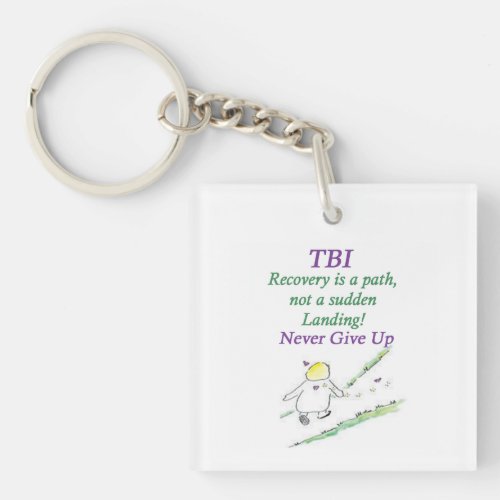 TBI Recovery KeyChain