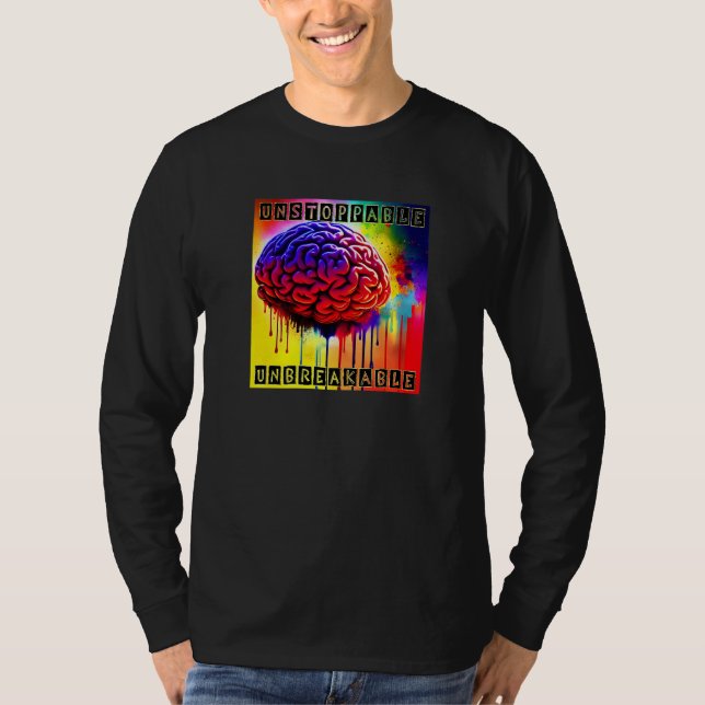 TBI Strong  Traumatic Brain Injury  1 T-Shirt (Front)