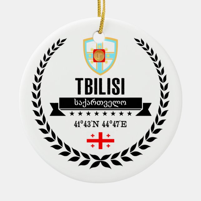 Tbilisi Ceramic Ornament (Front)