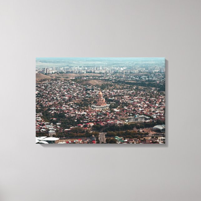 Tbilisi city canvas print (Front)