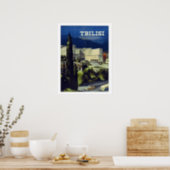 Tbilisi, Georgia, big city, vintage travel poster (Kitchen)