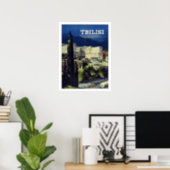 Tbilisi, Georgia, big city, vintage travel poster (Home Office)