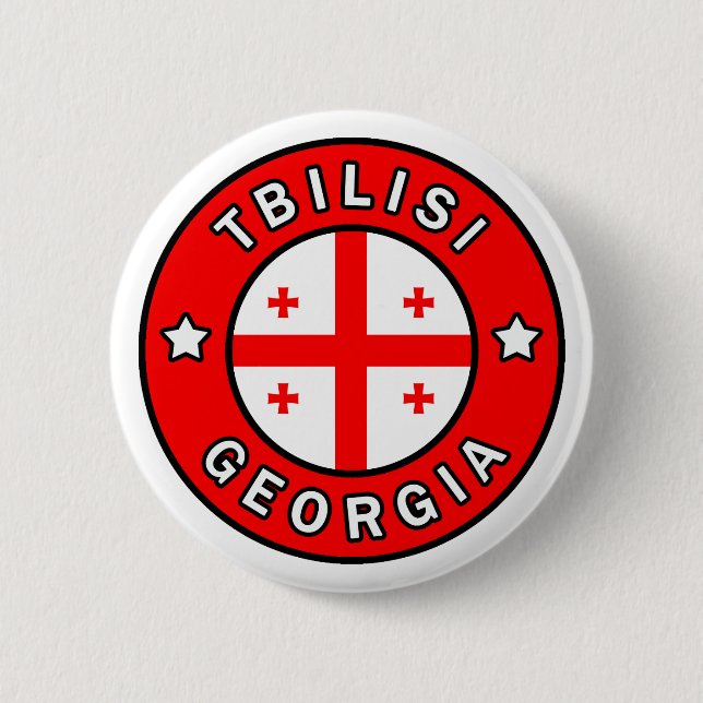 Tbilisi Georgia Button (Front)