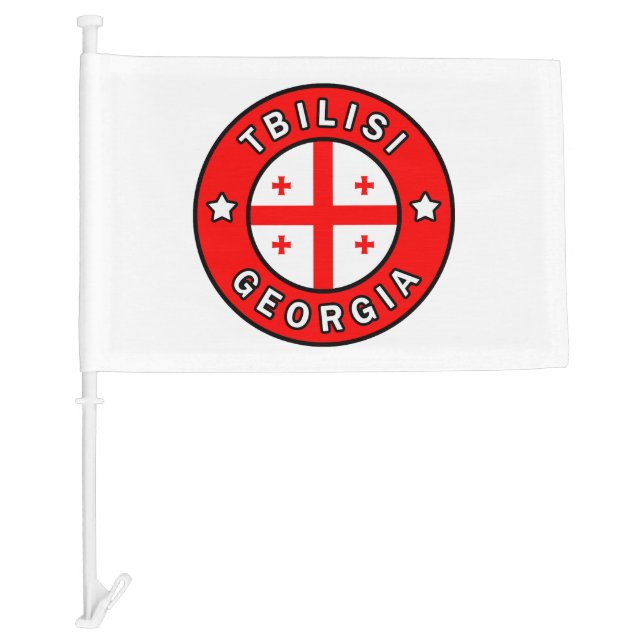 Tbilisi Georgia Car Flag (Front)