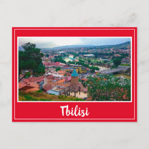 Tbilisi Georgia Cityscape Street Architecture Postcard