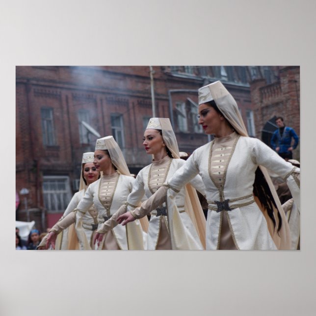 Tbilisoba festival dancing poster (Front)