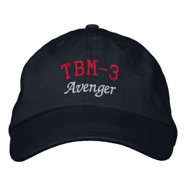 TBM-3 AVENGER EMBROIDERED BASEBALL HAT (Front)