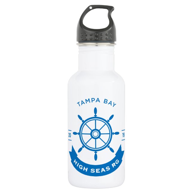 TBM RG Water Bottle - White (Front)
