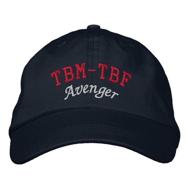 TBM-TBF AVENGER EMBROIDERED BASEBALL CAP (Front)
