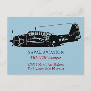 tbm / tbf avenger postcard