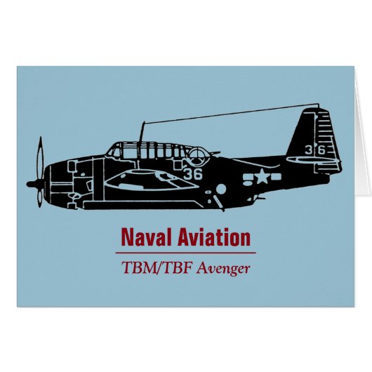 TBM/TBF Avenger Torpedo Bomber Cards (Front Horizontal)