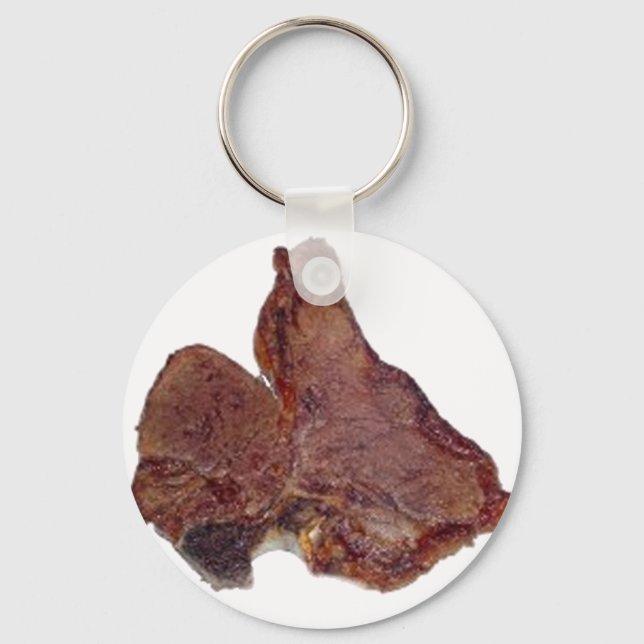 TBone Steak Keychain (Front)