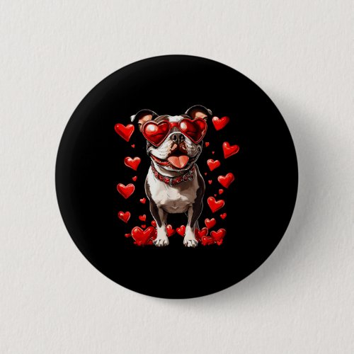 Tbull Heart Gles Cute Ttie Valentines Day Dog Love Button