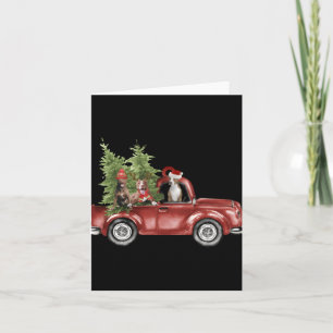 Tbull On Car Christmas Ornament Funny Xmas T Shirt Card