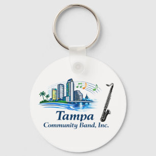 TCB Alto/Bass Clarinet Logo Keychain