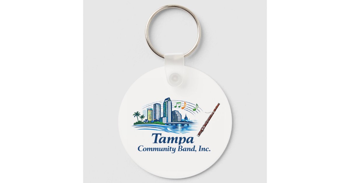Tcb Keychain TCB Bassoon Logo Keychain | Zazzle
