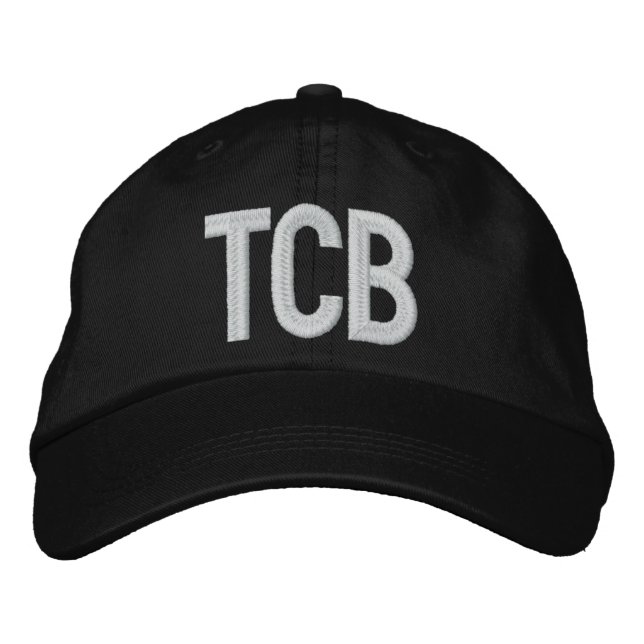 TCB EMBROIDERED BASEBALL CAP (Front)