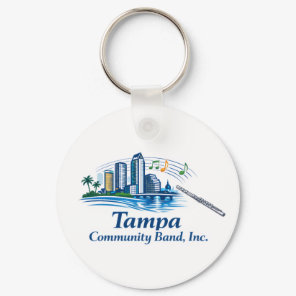 TCB Flute Logo Keychain