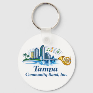 TCB French Horn Logo Keychain