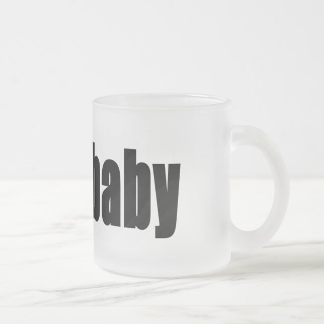 TCB FROSTED GLASS COFFEE MUG (Right)