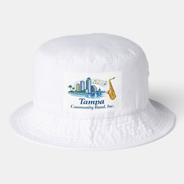 TCB Saxophone Logo Bucket Hat (Front)