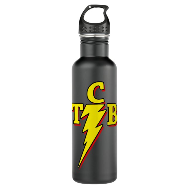 TCB - Taking Care of Business!!!.png Stainless Steel Water Bottle (Front)