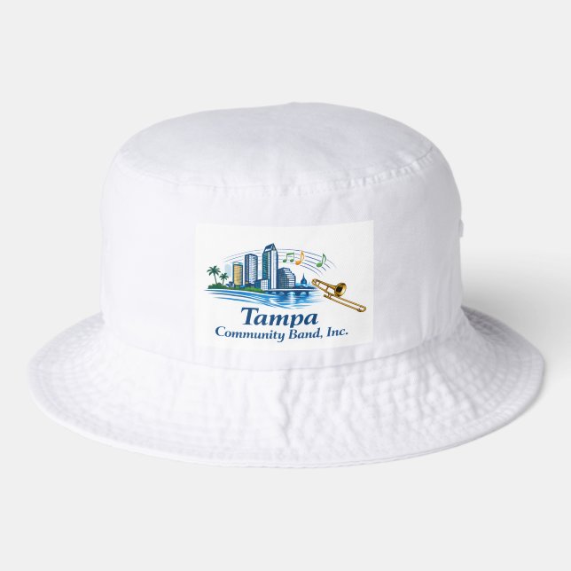 TCB Trombone Logo Bucket Hat (Front)