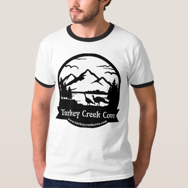 TCC black logo men's t-shirt  (Front)