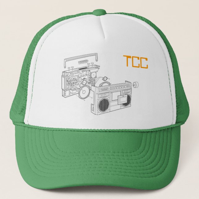 TCC Boombox Trucker Hat (Front)