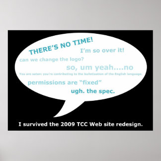 TCC Web Redesign Poster
