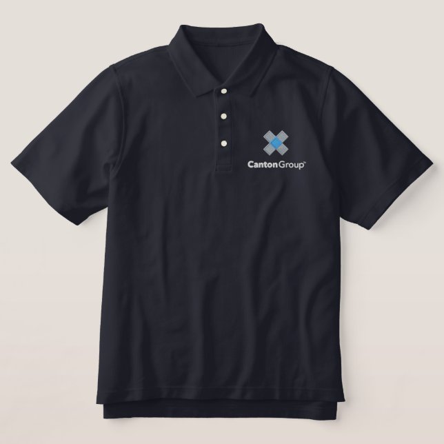 TCG Dark Navy Polo Shirt (Design Front)