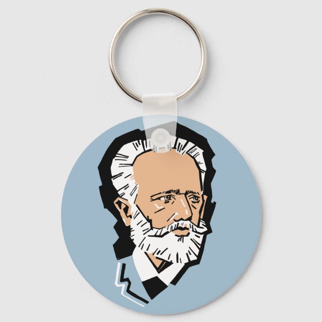 Tchaikovsky Keychain (Front)