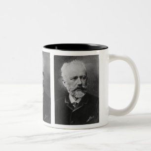Tchaikovsky Photo Portrait Two-Tone Coffee Mug