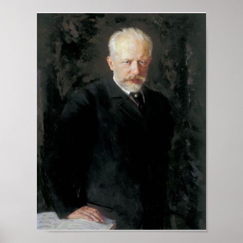 Tchaikovsky Portrait Poster