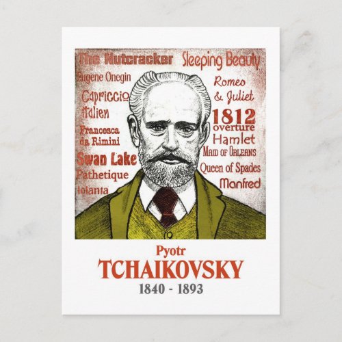Tchaikovsky postcard
