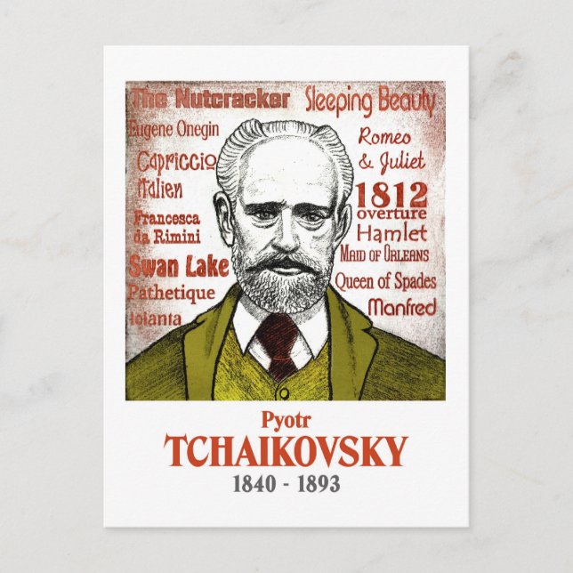 Tchaikovsky postcard (Front)