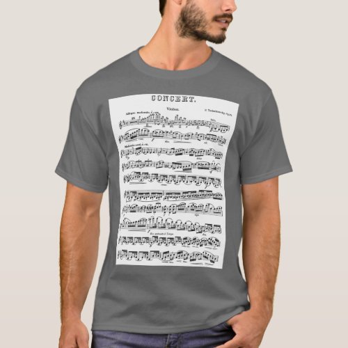 Tchaikovsky Violin Concerto T_Shirt