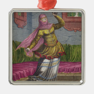 Tchinguis, or Turkish dancer, 18th century (engrav Metal Ornament