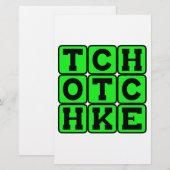 Tchotchke, Bric-A-Brac Trinket (Front/Back)